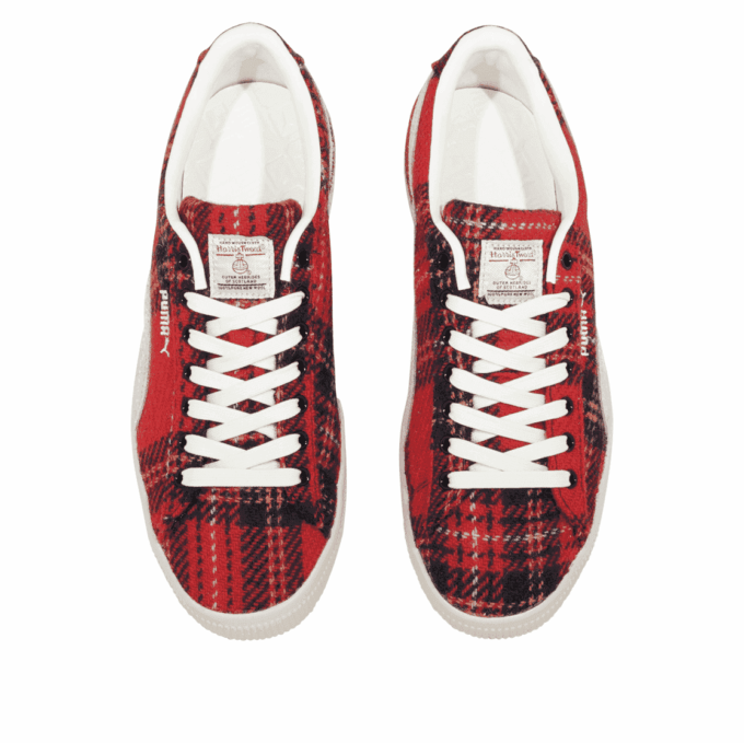 PUMA x Harris Tweed Suede Vintage „Tartan Red”