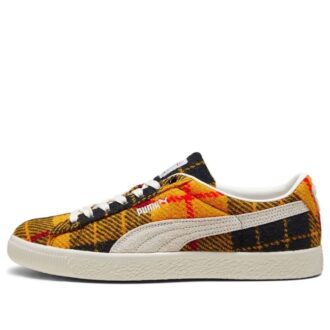 PUMA x Harris Tweed Suede Vintage „Tartan Yellow”