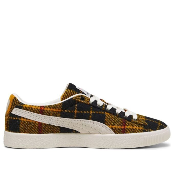 PUMA x Harris Tweed Suede Vintage „Tartan Yellow”