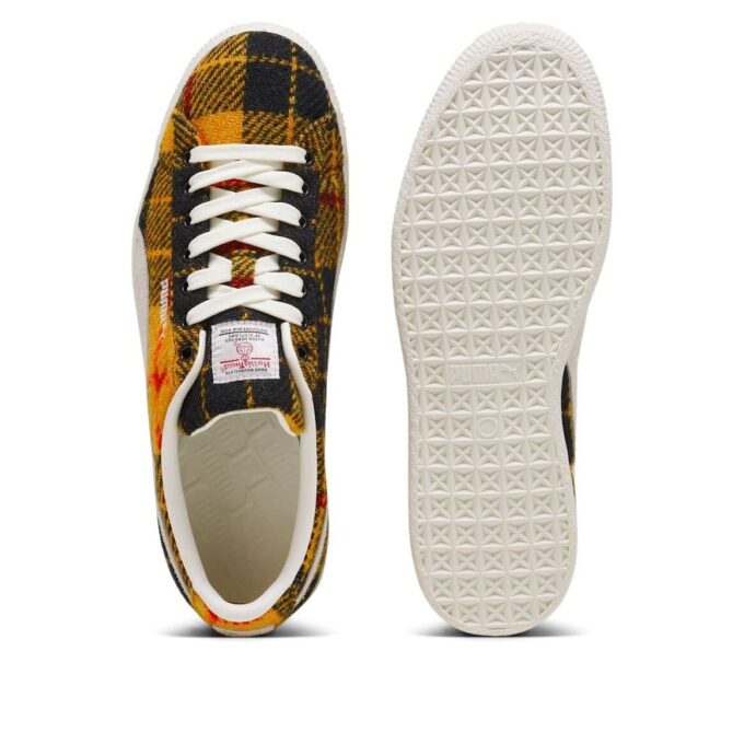 PUMA x Harris Tweed Suede Vintage „Tartan Yellow”
