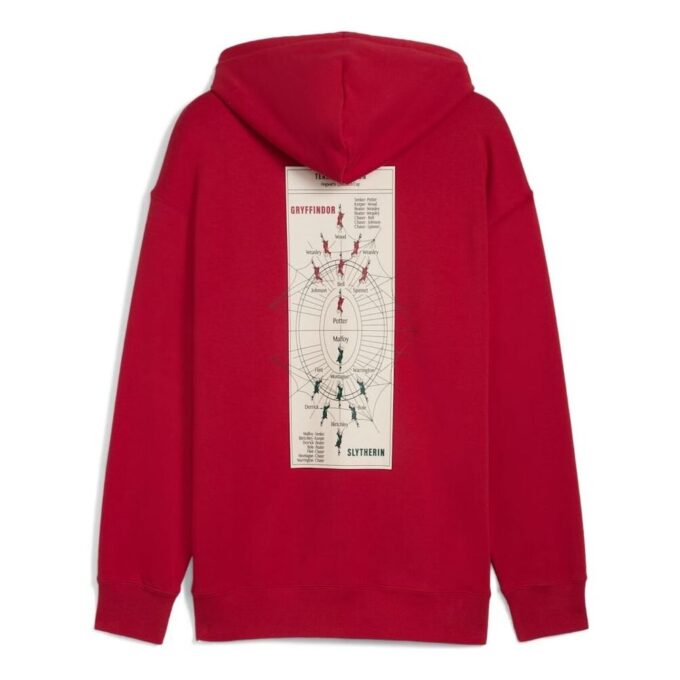 PUMA x Harry Potter Bluza z kapturem Relaxed „Dark Crimson”