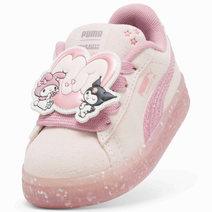 PUMA x HELLO KITTY AND FRIENDS® Zamszowe buty sportowe dla małych dzieci w rozmiarze XL, łatwe w zakładaniu PUMA x HELLO KITTY AND FRIENDS® Zamszowe buty sportowe dla małych dzieci w rozmiarze XL, łatwe w zakładaniu