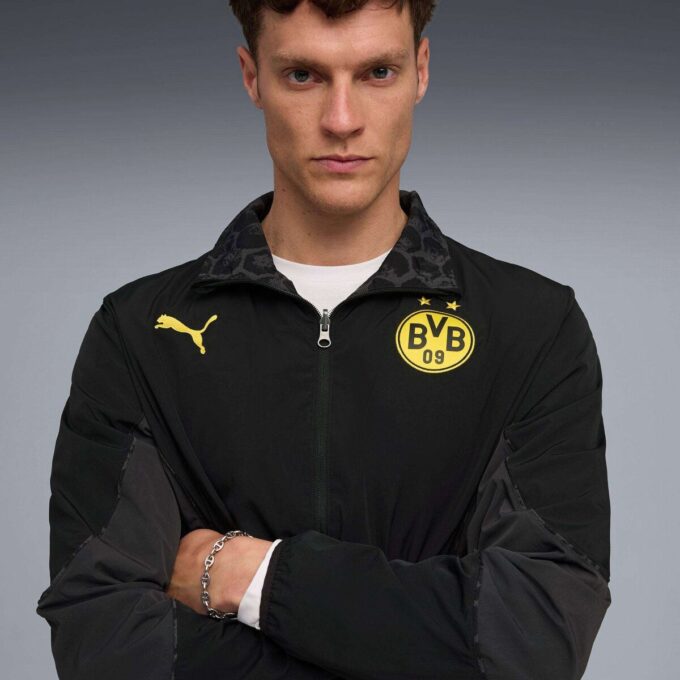 PUMA x KIDSUPER Borussia Dortmund Męska dwustronna wiatrówka piłkarska