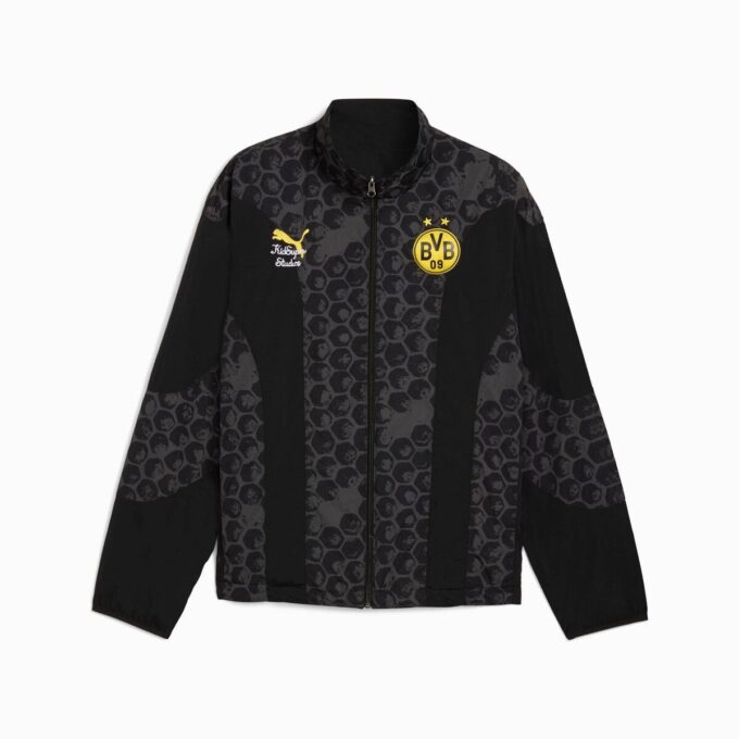PUMA x KIDSUPER Borussia Dortmund Męska dwustronna wiatrówka piłkarska