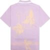 PUMA x KidSuper Dzianinowa koszulka polo w kolorze „Vivid Violet”