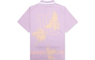 PUMA x KidSuper Dzianinowa koszulka polo w kolorze „Vivid Violet” PUMA x KidSuper Dzianinowa koszulka polo w kolorze „Vivid Violet”