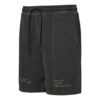 PUMA x Kidsuper Studios Crossover Logo Alphabet Sportowe szorty z haftowanym nadrukiem Distress Drawstring w kolorze czarnym