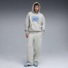 PUMA x MADHAPPY Polarowe spodnie dresowe z prostymi nogawkami PUMA x MADHAPPY Polarowe spodnie dresowe z prostymi nogawkami