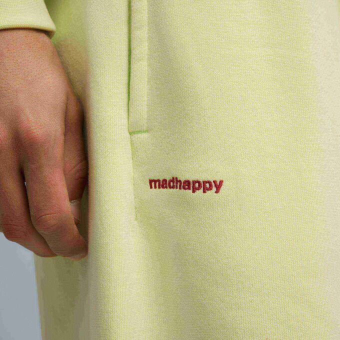 PUMA x MADHAPPY Polarowe spodnie dresowe z prostymi nogawkami PUMA x MADHAPPY Polarowe spodnie dresowe z prostymi nogawkami