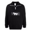 PUMA x Maison Kitsun sweter z zamkiem błyskawicznym w kolorze czarno-białym