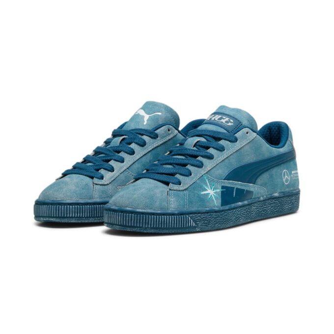 PUMA x Mercedes-AMG Petronas F1 Suede T „Crews Go Summer”