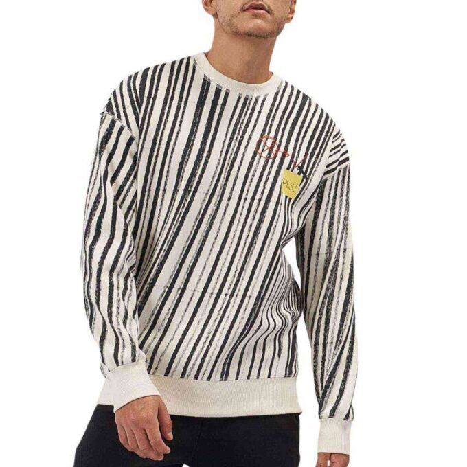 PUMA x Michael Lau AOP Bluza z okrągłym dekoltem w kolorze białym