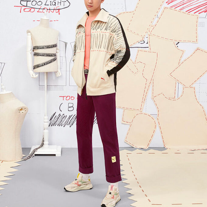 PUMA x Michael Lau Two Face FZ Track Jacket „Beige”