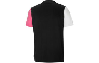 PUMA x Mr Doodle Crossover Casual Sportowy Okrągły Dekolt Krótki Rękaw Czarny PUMA x Mr Doodle Crossover Casual Sportowy Okrągły Dekolt Krótki Rękaw Czarny