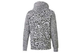PUMA x MR DOODLE Crossover Haftowane logo Nadruk Graffiti Swobodny Biały PUMA x MR DOODLE Crossover Haftowane logo Nadruk Graffiti Swobodny Biały