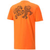 PUMA x Mr Doodle RELAXED TEE z nadrukiem i krótkim rękawem w kolorze ognistopomarańczowym