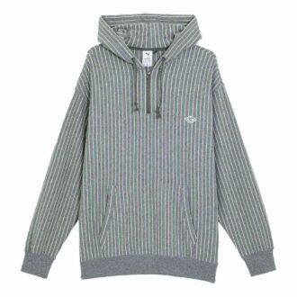 PUMA x Nanamica Bluza z kapturem w paski „Szara” PUMA x Nanamica Bluza z kapturem w paski „Szara”