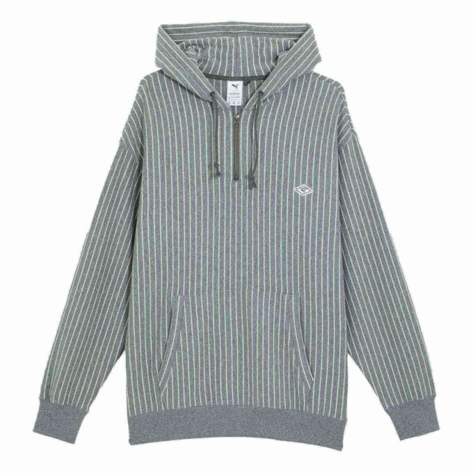 PUMA x Nanamica Bluza z kapturem w paski „Szara”