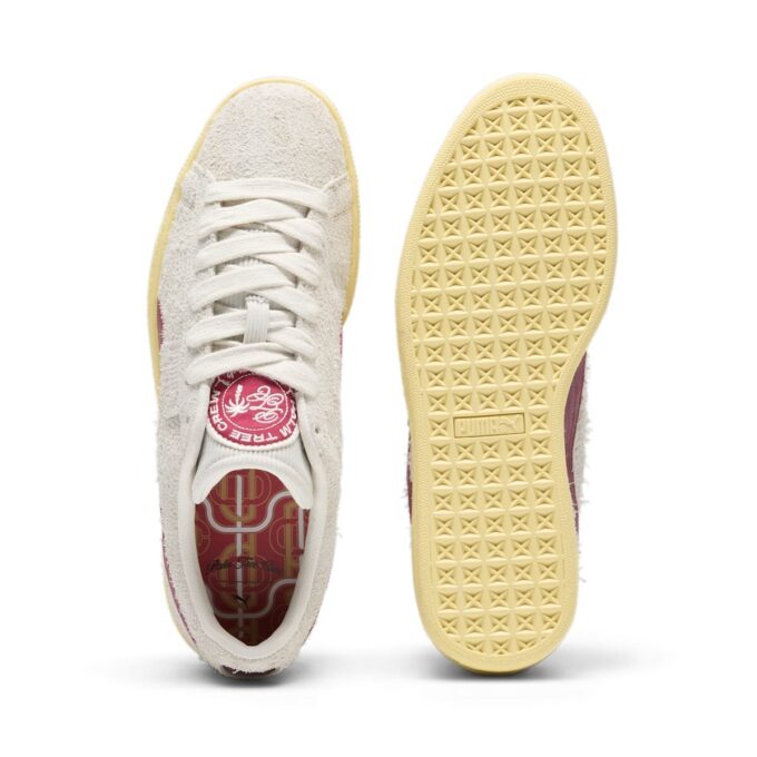 PUMA x Palm Tree Crew Suede R „Vapor Grey Club Red”