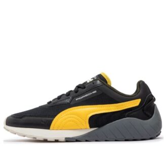 PUMA x Porsche Antypoślizgowe Niskie „Czarno-Żółte”
