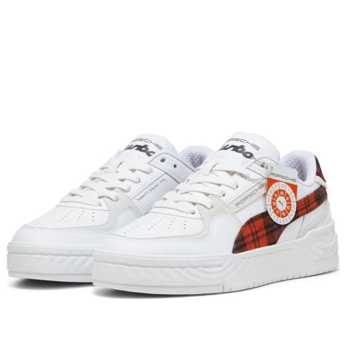 PUMA x Porsche Legacy CA Pro „Tartan Formstrip White Redmazing”