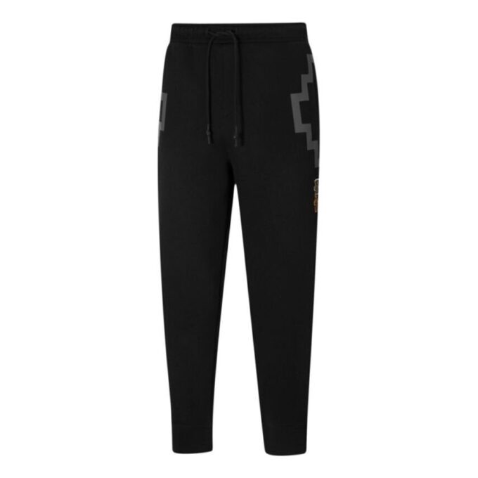 PUMA x PRONOUNCE Unisex 7/8 Spodnie z geometrycznymi wzorami, skrócone, czarne