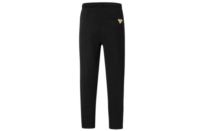 PUMA x PRONOUNCE Unisex 7/8 Spodnie z geometrycznymi wzorami, skrócone, czarne