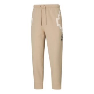 PUMA x PRONOUNCE Unisex 7/8 Spodnie z nadrukiem koronkowym, skrócone, khaki