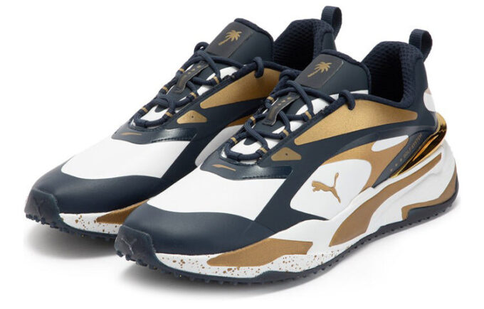 PUMA x Ptc Gs-Fast „Niebiesko-złoto-biały”