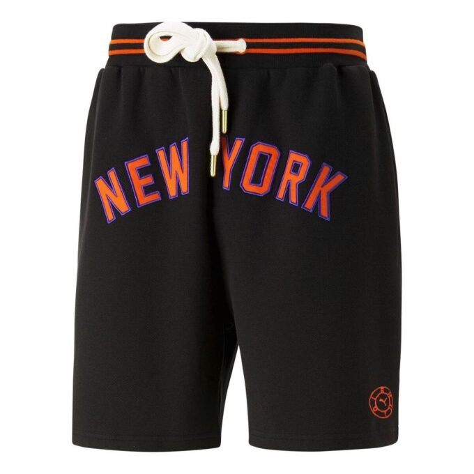 PUMA x Rhuigi New York Basketball Shorts „Black Red”