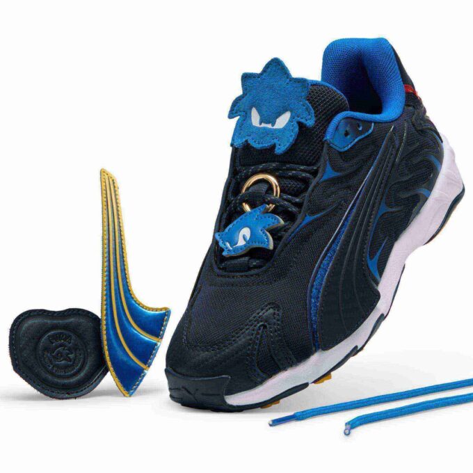 PUMA x SONIC THE HEDGEHOG Inhale Sonic Duże dziecięce trampki PUMA x SONIC THE HEDGEHOG Inhale Sonic Duże dziecięce trampki