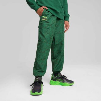 PUMA x TMNT Duże dziecięce spodnie cargo z luźnej tkaniny