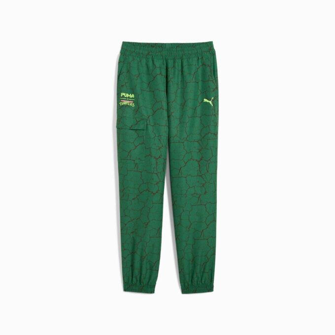 PUMA x TMNT Duże dziecięce spodnie cargo z luźnej tkaniny