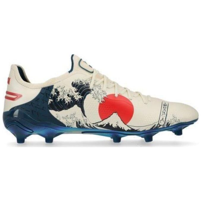 PUMA x Unisport King Ultimate FG „Kremowo-biało-czerwony”