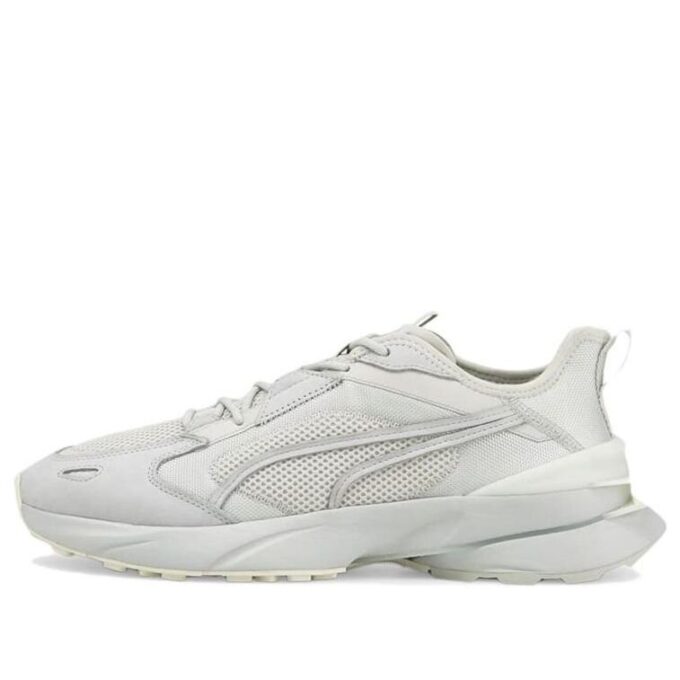 Pwrframe Op-1 Lth Athleisure Casual Sports Shoe Unisex Gray