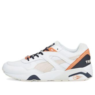 R698 „Odwrócony klasyczny biały płaszcz typu peacoat”