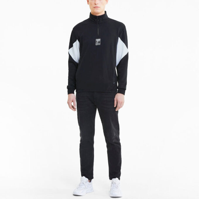 Rebel Half-Zip TR „Czarno-Biały”