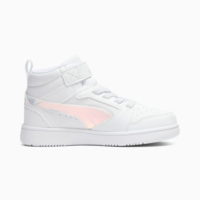 Rebound V6 Shine Little Kids’ Mid-Top Easy-On Sneakers Rebound V6 Shine Little Kids’ Mid-Top Easy-On Sneakers