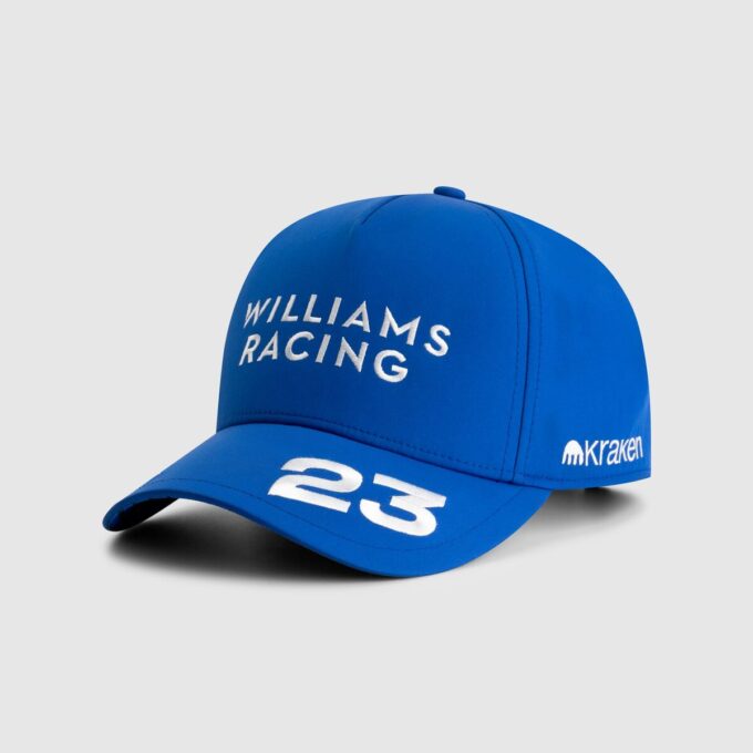 Regulowana czapka Albon Replika Williams Racing 2025 Regulowana czapka Albon Replika Williams Racing 2025