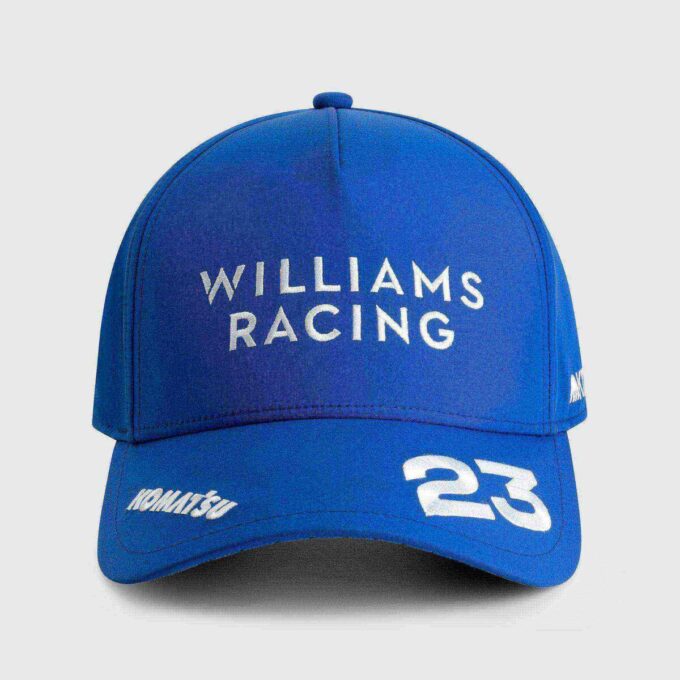 Regulowana czapka Albon Replika Williams Racing 2025 Regulowana czapka Albon Replika Williams Racing 2025