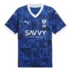 Replika koszulki domowej AlHilal Saudi FC 24/25 w kolorze niebieskim