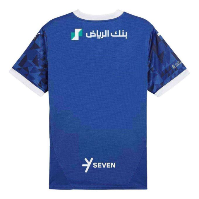 Replika koszulki domowej AlHilal Saudi FC 24/25 w kolorze niebieskim