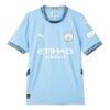 Replika koszulki domowej Manchester City 24/25 w kolorze niebieskim