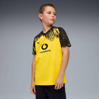 Replika koszulki piłkarskiej Borussia Dortmund Home 25/26 dla dużych dzieci