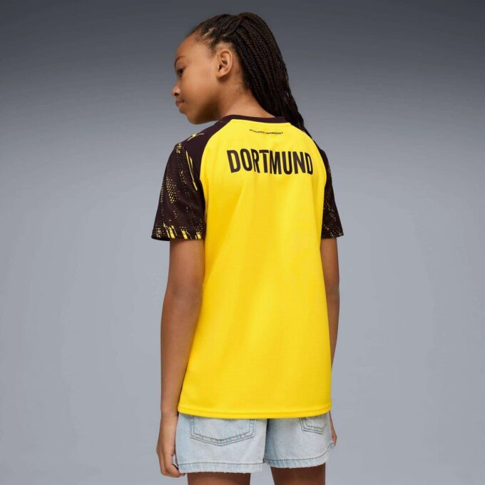 Replika koszulki piłkarskiej Borussia Dortmund Home 25/26 dla dużych dzieci