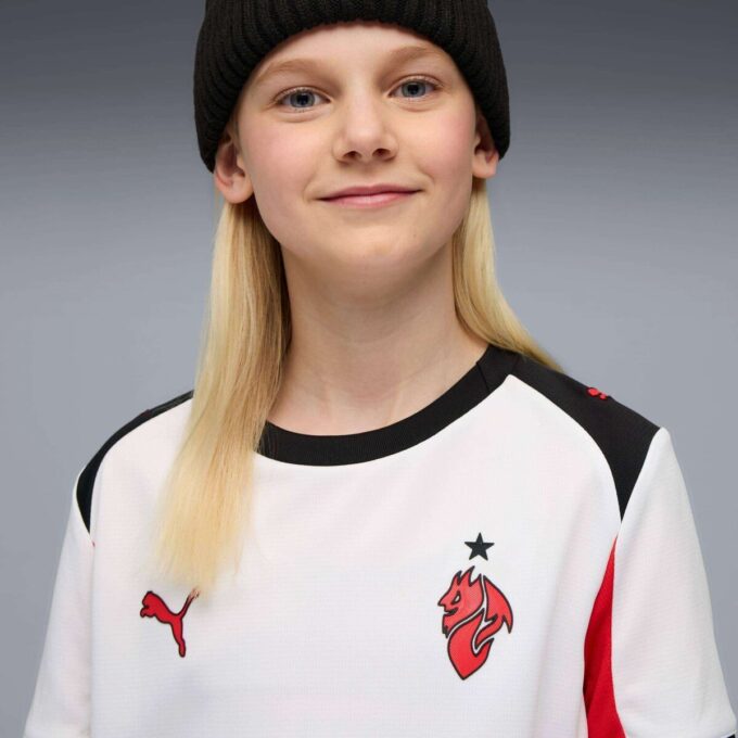 Replika koszulki piłkarskiej dla dużych dzieci AC Milan 25/26 wyjazdowej