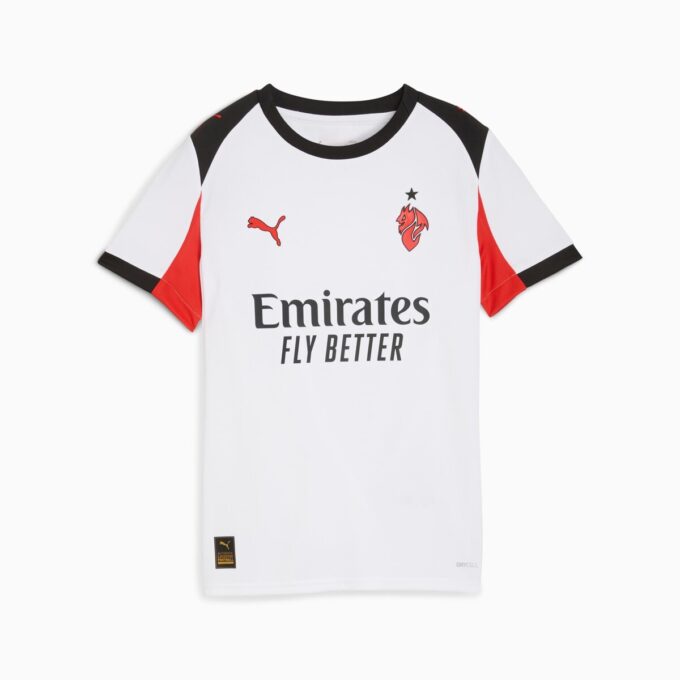 Replika koszulki piłkarskiej dla dużych dzieci AC Milan 25/26 wyjazdowej