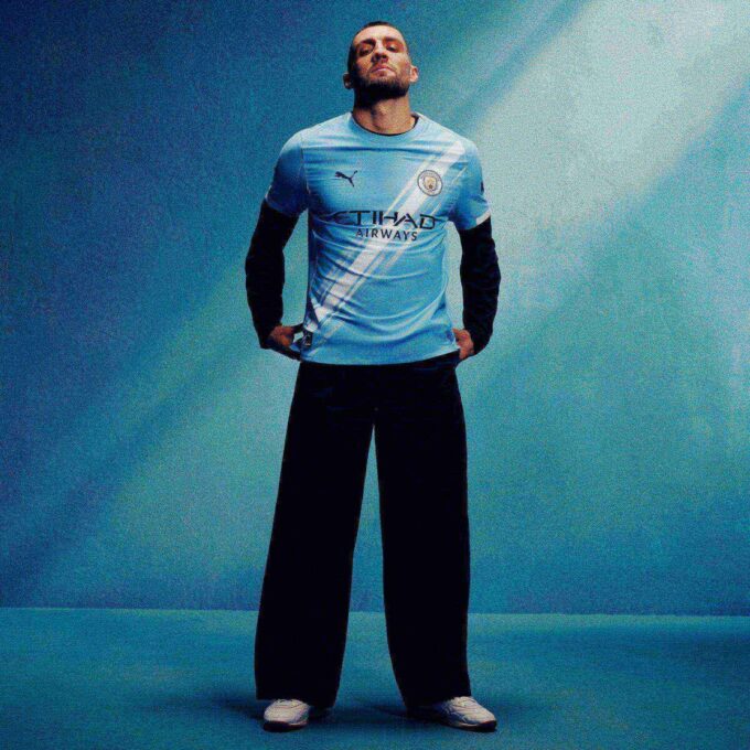 Replika koszulki piłkarskiej Manchester City 25/26 Home Men