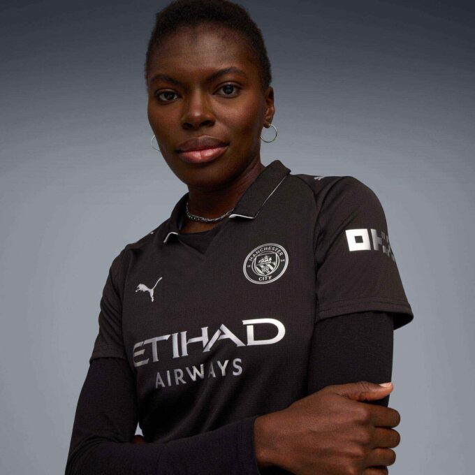 Replika koszulki wyjazdowej Manchester City 25/26 dla kobiet Replika koszulki wyjazdowej Manchester City 25/26 dla kobiet