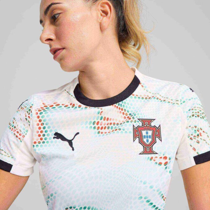 Replika koszulki wyjazdowej Portugalii ’25 dla kobiet Replika koszulki wyjazdowej Portugalii ’25 dla kobiet